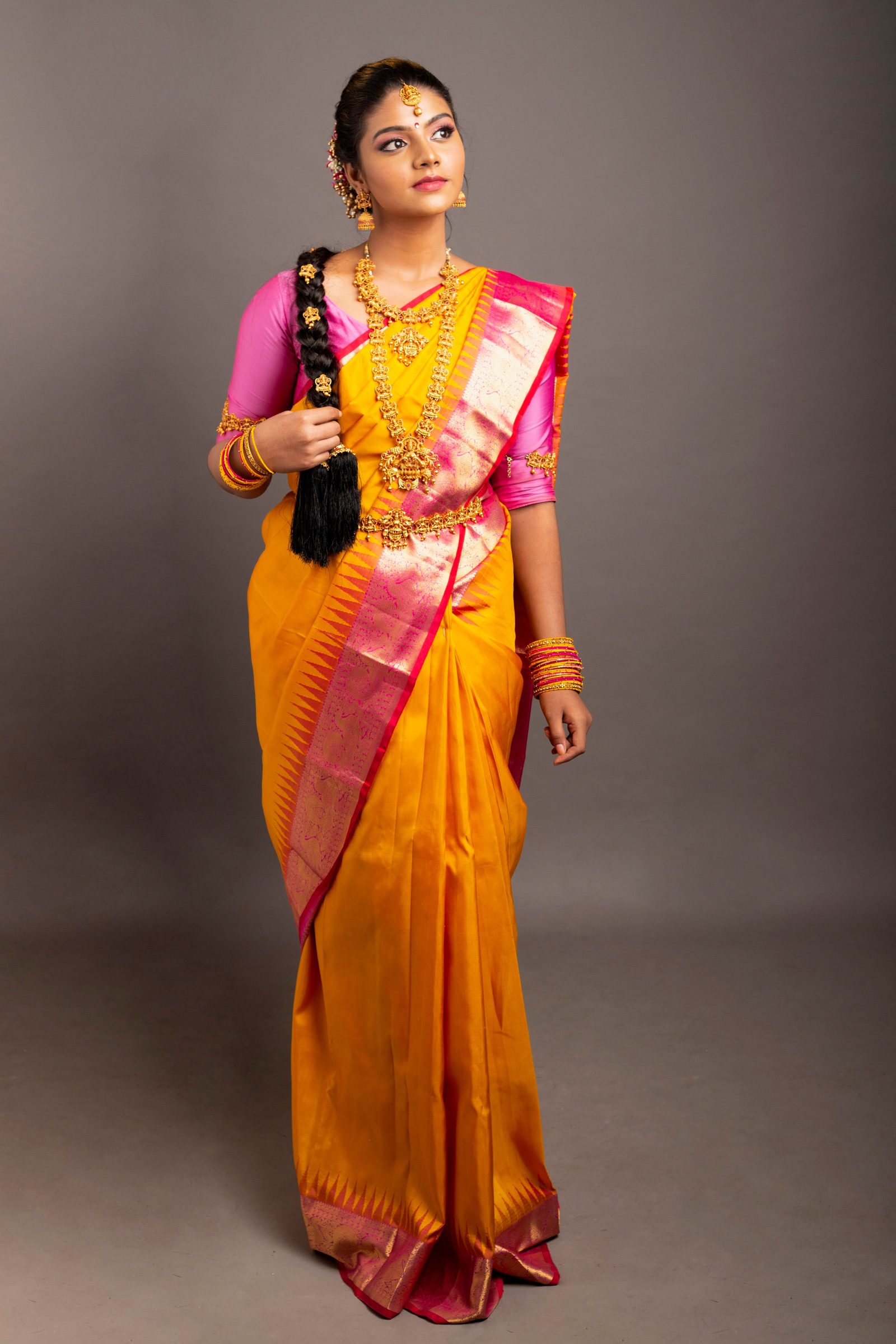 Traditional saree style inspiration